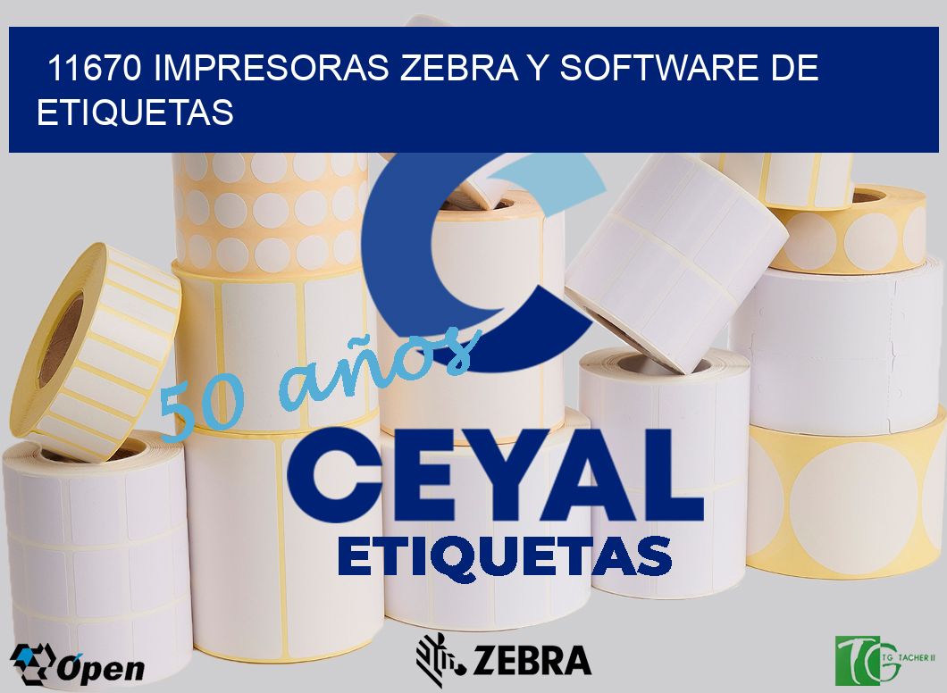 11670 Impresoras Zebra y Software de Etiquetas