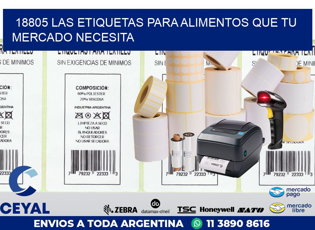 18805 LAS ETIQUETAS PARA ALIMENTOS QUE TU MERCADO NECESITA