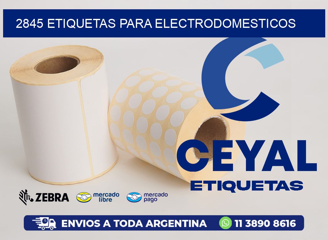 2845 etiquetas para electrodomesticos