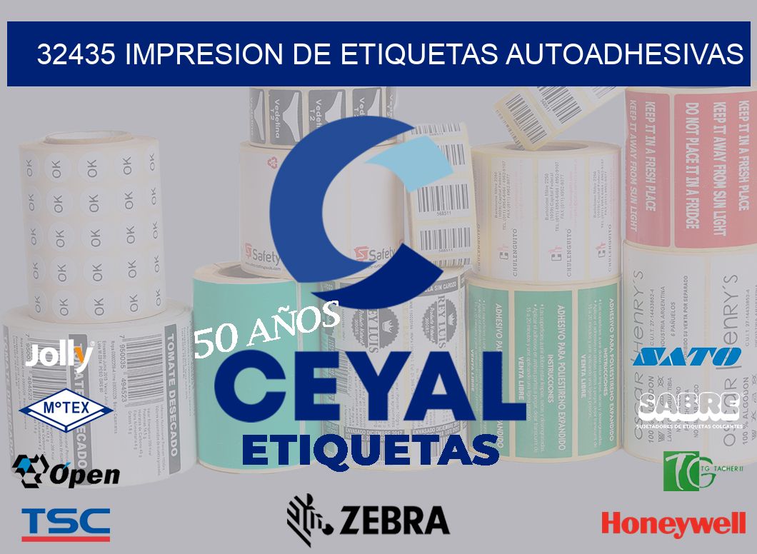 32435 IMPRESION DE ETIQUETAS AUTOADHESIVAS