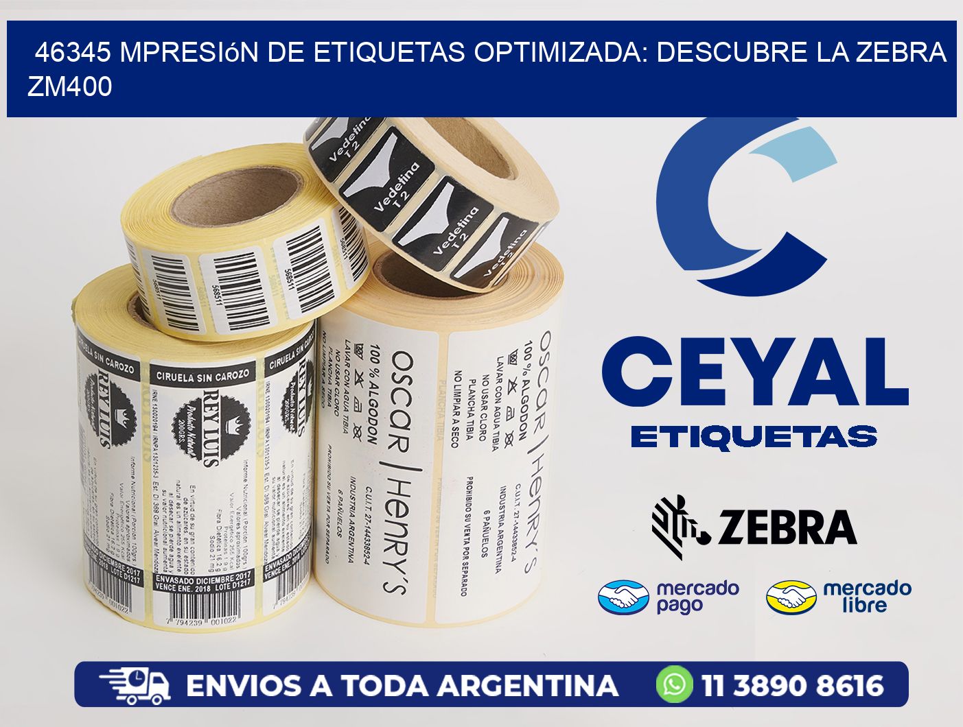 46345 mpresión de Etiquetas Optimizada: Descubre la Zebra ZM400