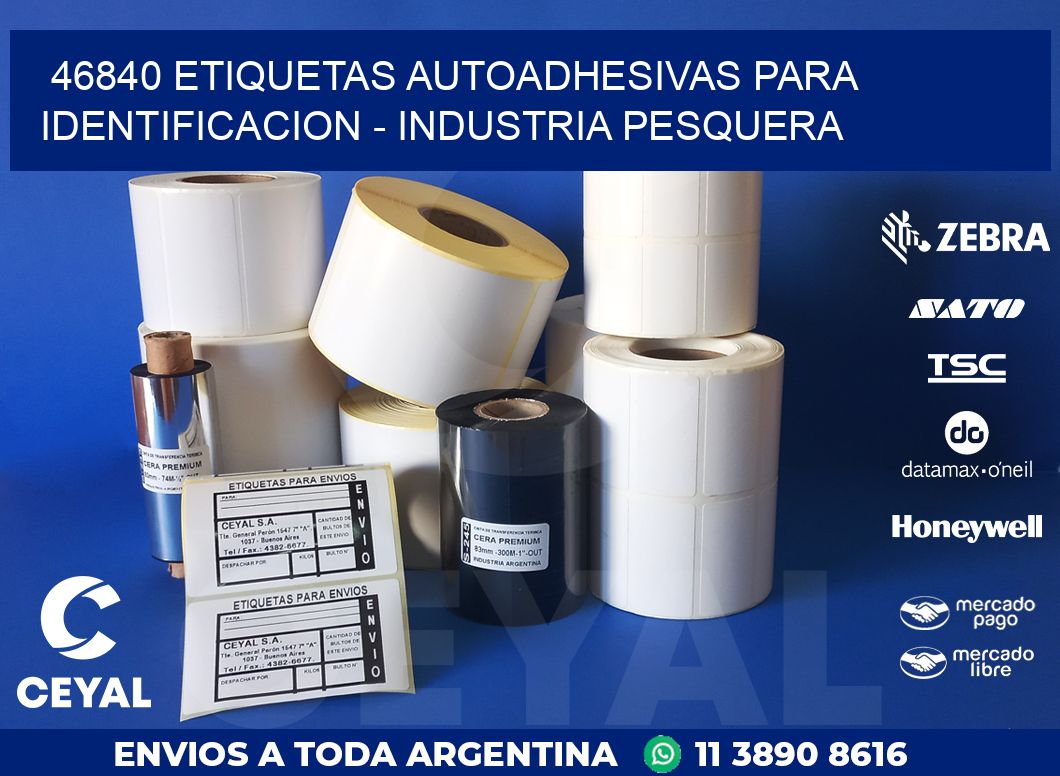 46840 ETIQUETAS AUTOADHESIVAS PARA IDENTIFICACION – INDUSTRIA PESQUERA