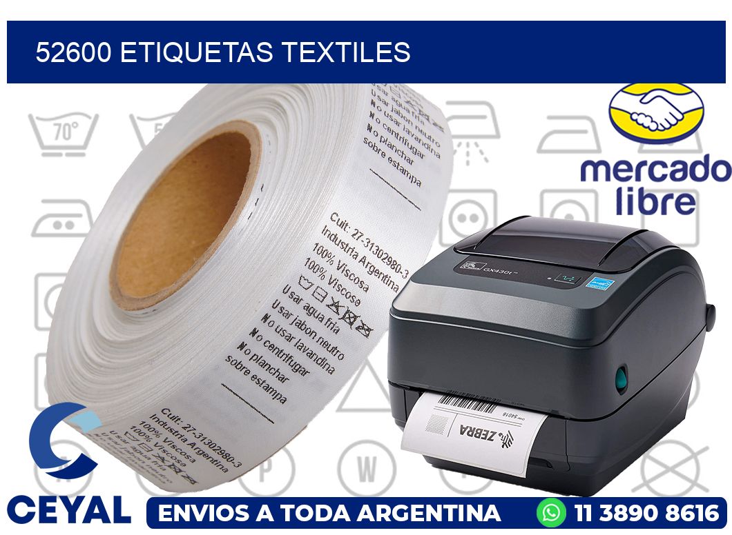 52600 ETIQUETAS TEXTILES