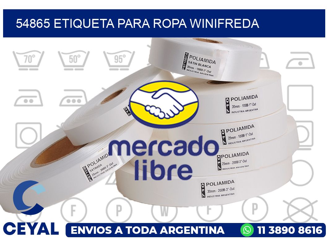 54865 ETIQUETA PARA ROPA WINIFREDA