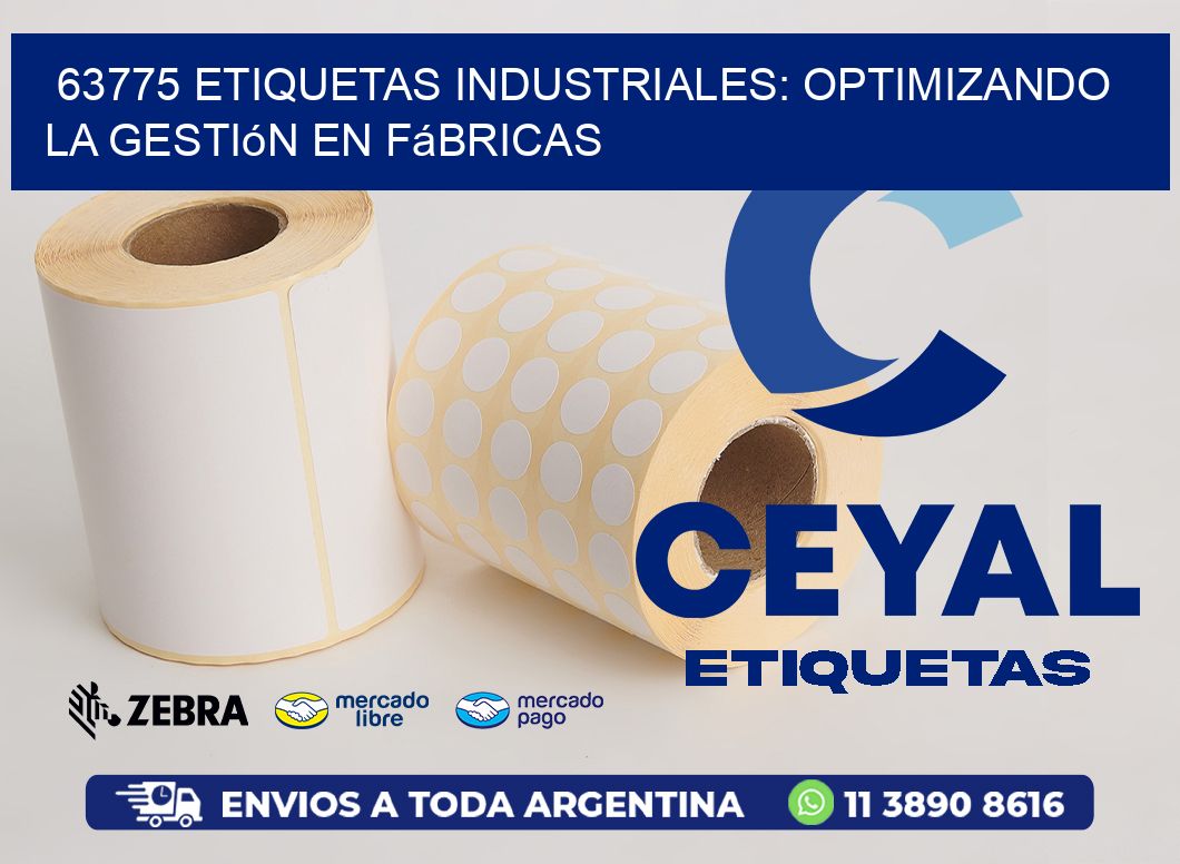 63775 Etiquetas Industriales: Optimizando la Gestión en Fábricas