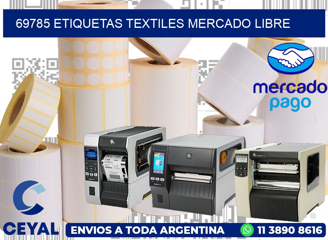 69785 ETIQUETAS TEXTILES MERCADO LIBRE