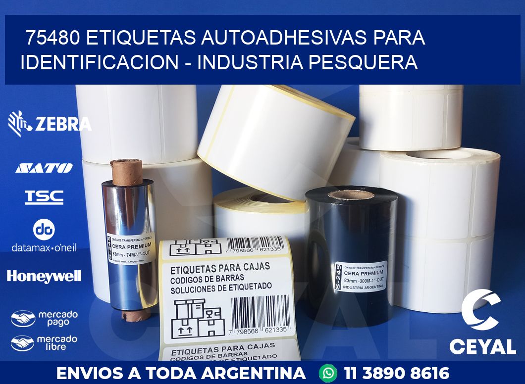 75480 ETIQUETAS AUTOADHESIVAS PARA IDENTIFICACION – INDUSTRIA PESQUERA