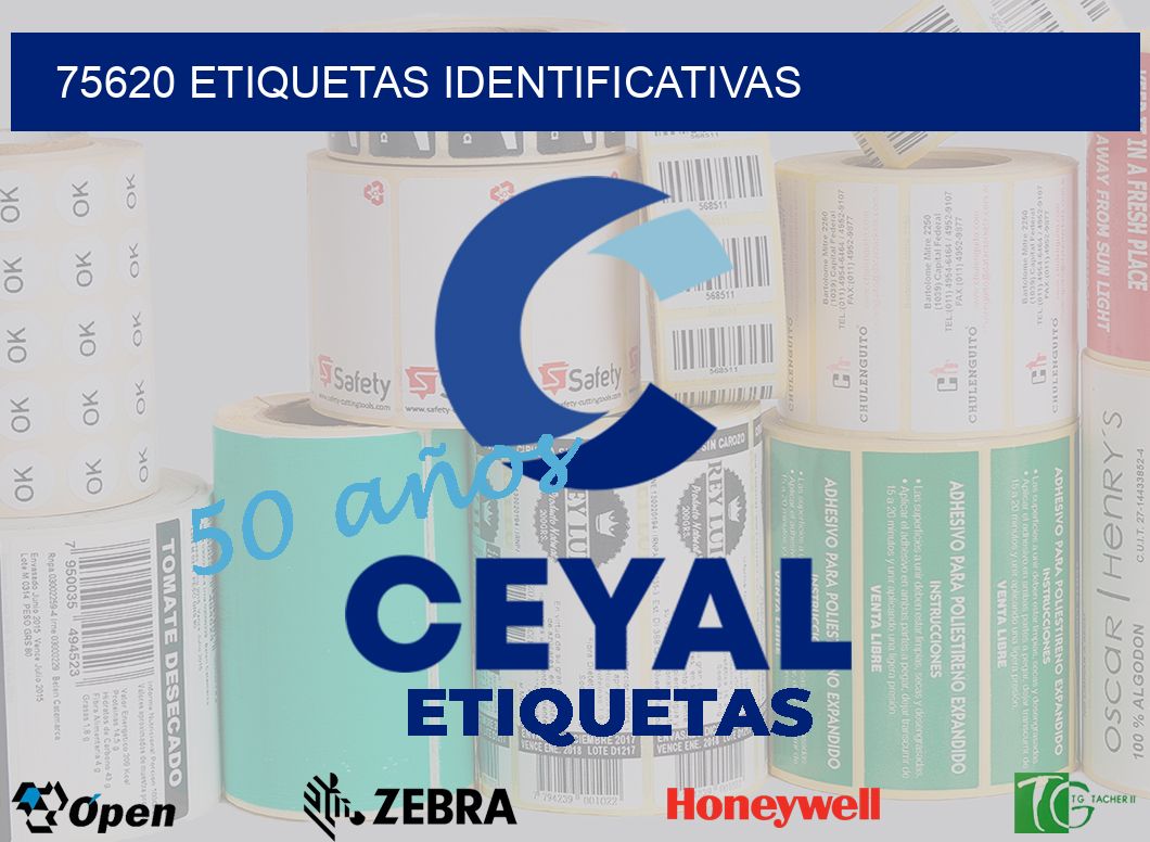 75620 etiquetas identificativas