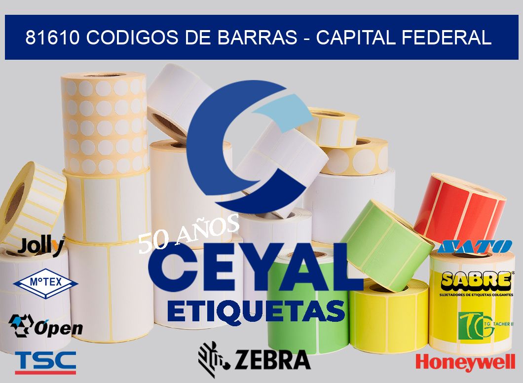 81610 CODIGOS DE BARRAS – CAPITAL FEDERAL