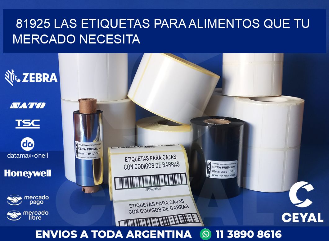 81925 LAS ETIQUETAS PARA ALIMENTOS QUE TU MERCADO NECESITA