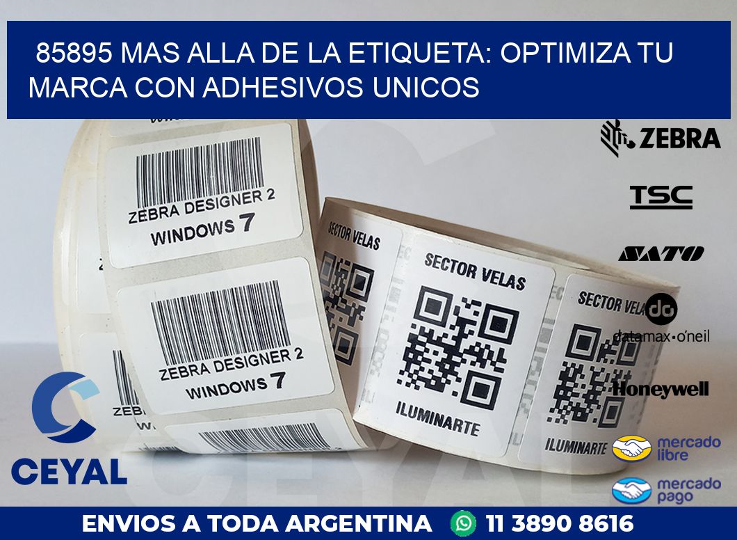 85895 MAS ALLA DE LA ETIQUETA: OPTIMIZA TU MARCA CON ADHESIVOS UNICOS