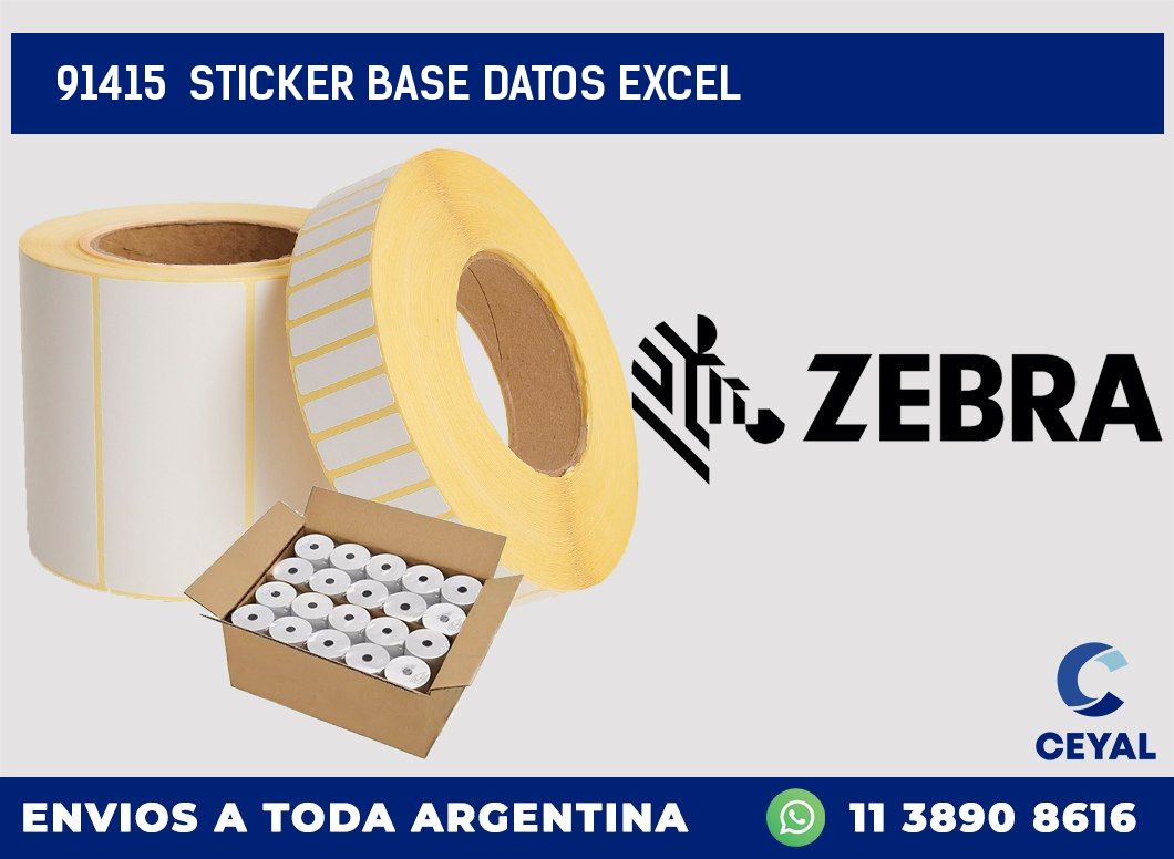 91415  sticker base datos excel