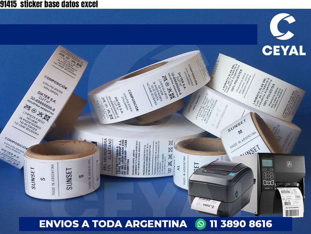 91415  sticker base datos excel