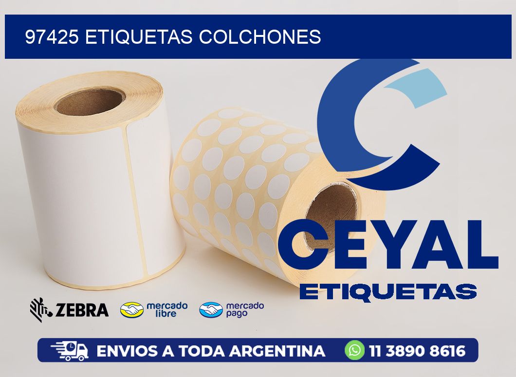 97425 etiquetas colchones