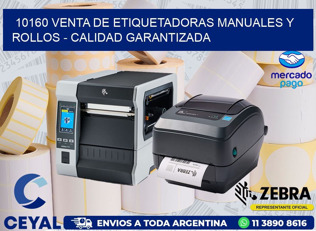 10160 VENTA DE ETIQUETADORAS MANUALES Y ROLLOS - CALIDAD GARANTIZADA