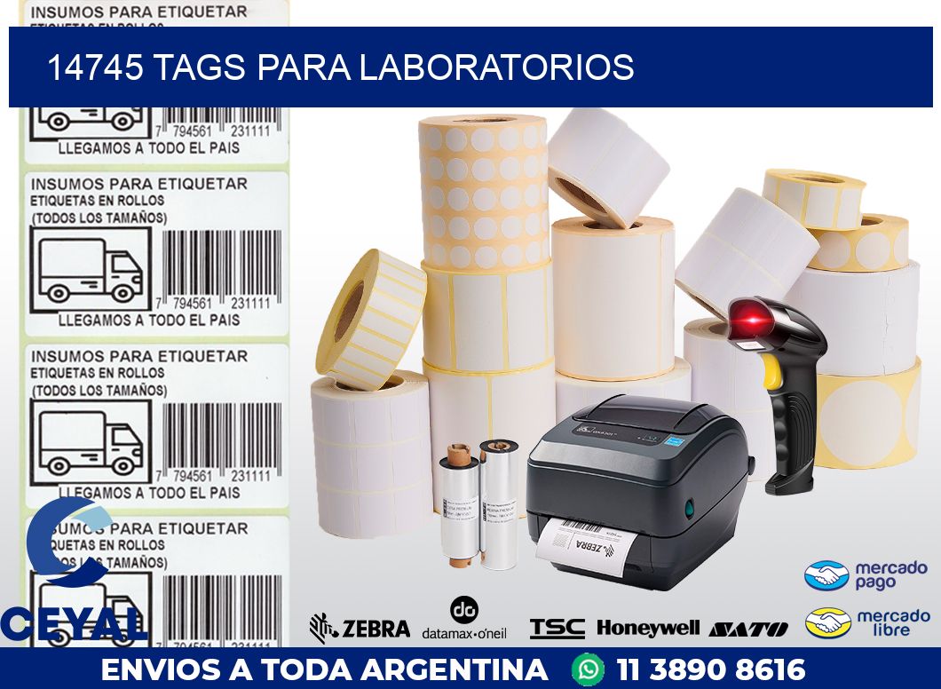 14745 TAGS PARA LABORATORIOS