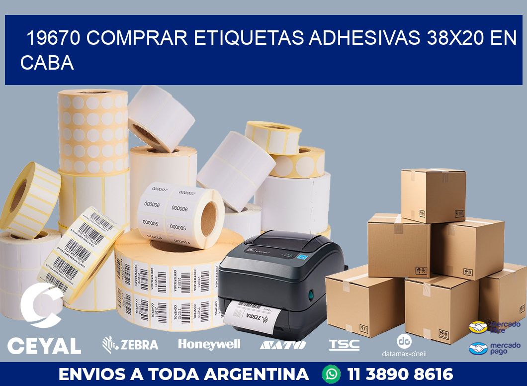 19670 COMPRAR ETIQUETAS ADHESIVAS 38X20 EN CABA