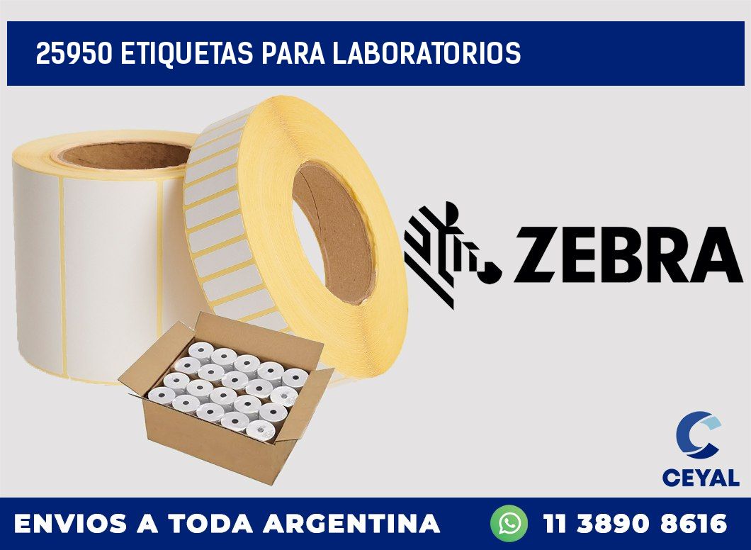 25950 ETIQUETAS PARA LABORATORIOS