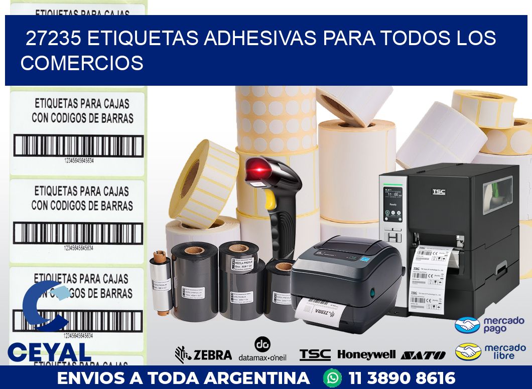 27235 ETIQUETAS ADHESIVAS PARA TODOS LOS COMERCIOS