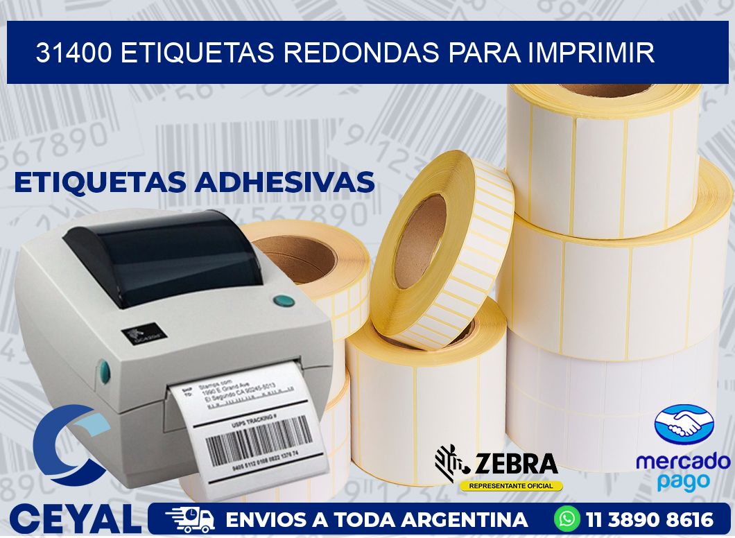 31400 ETIQUETAS REDONDAS PARA IMPRIMIR