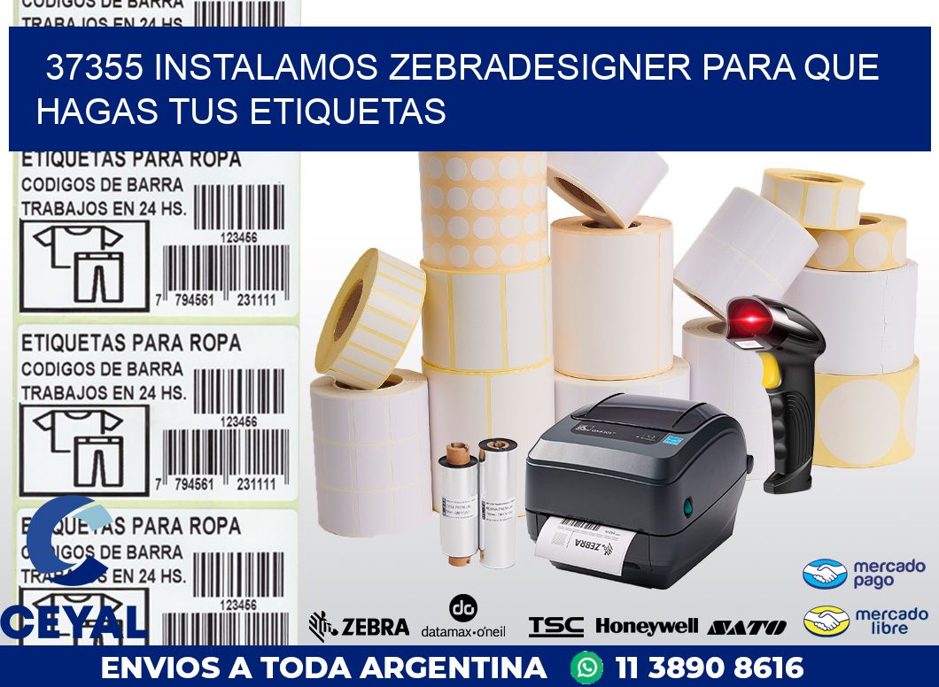 37355 INSTALAMOS ZEBRADESIGNER PARA QUE HAGAS TUS ETIQUETAS