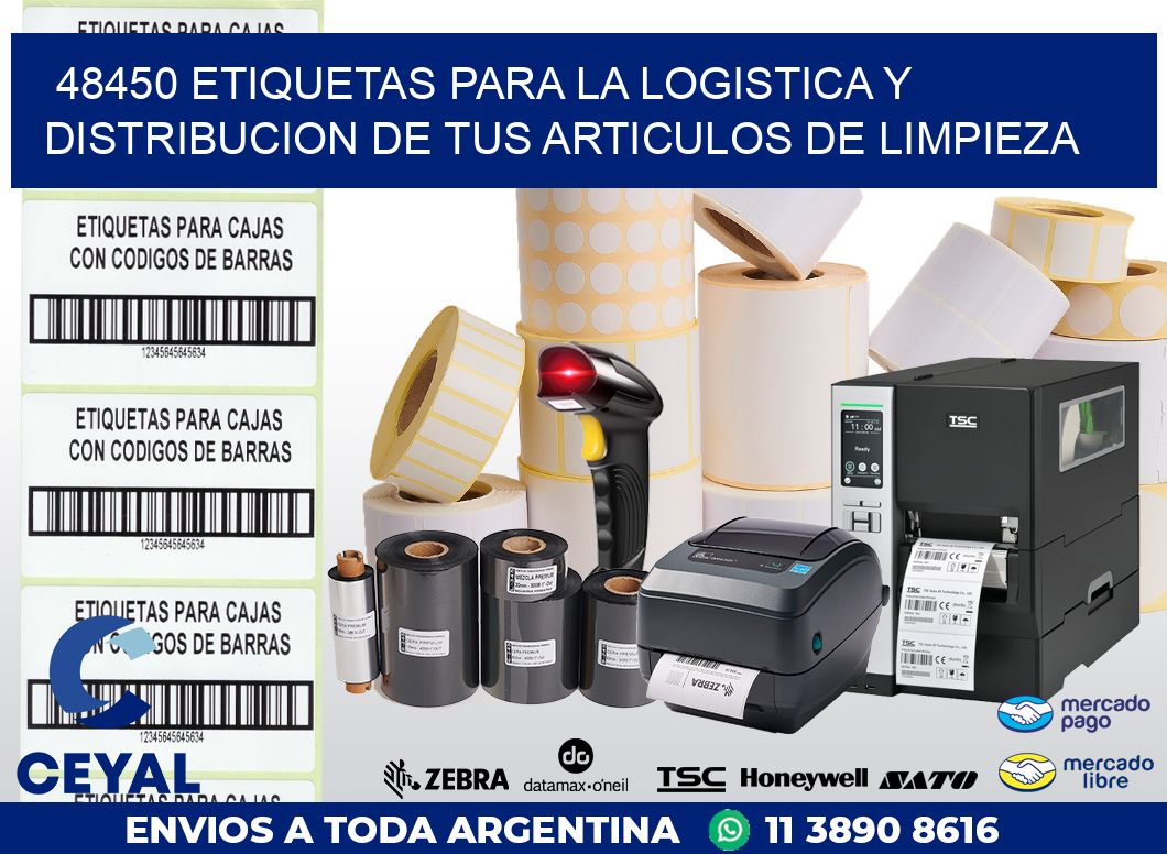 48450 ETIQUETAS PARA LA LOGISTICA Y DISTRIBUCION DE TUS ARTICULOS DE LIMPIEZA