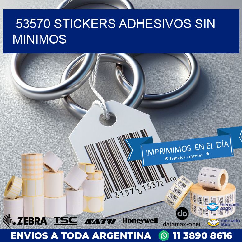 53570 STICKERS ADHESIVOS SIN MINIMOS