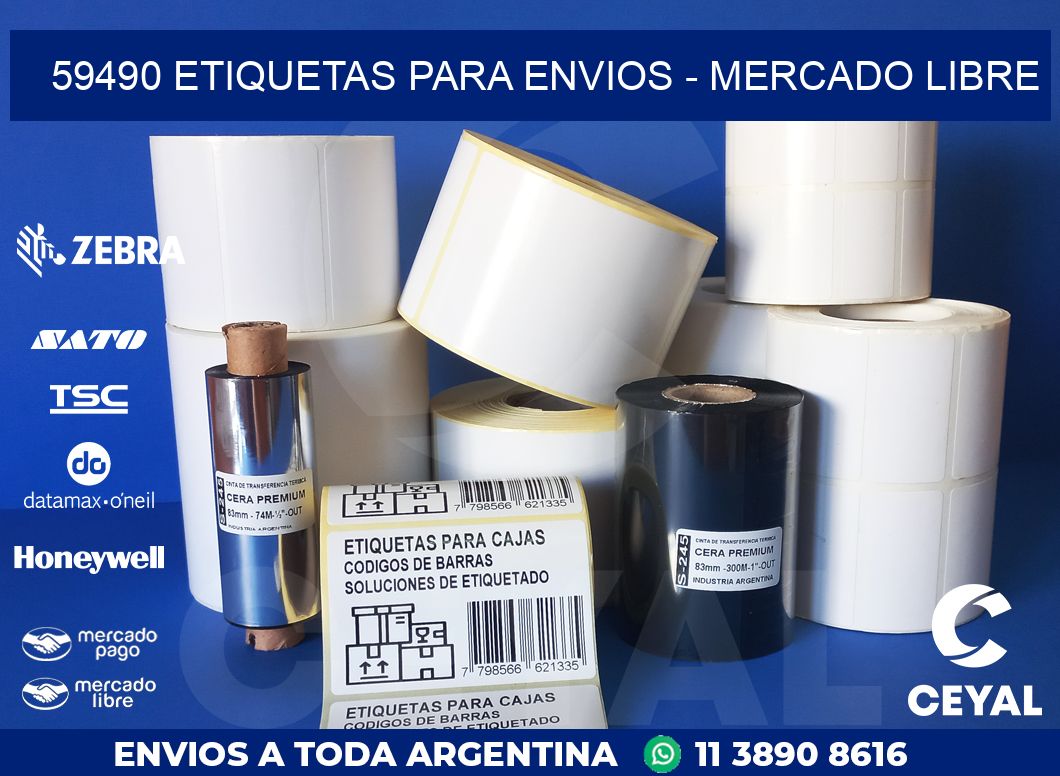 59490 ETIQUETAS PARA ENVIOS – MERCADO LIBRE