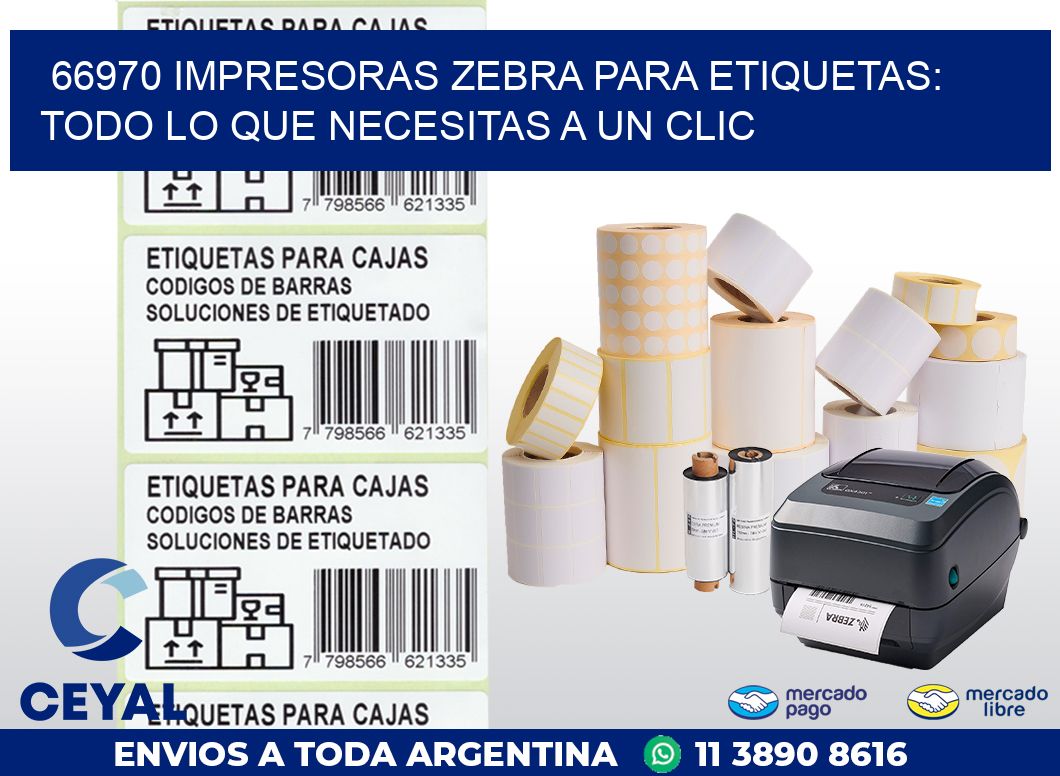 66970 IMPRESORAS ZEBRA PARA ETIQUETAS: TODO LO QUE NECESITAS A UN CLIC