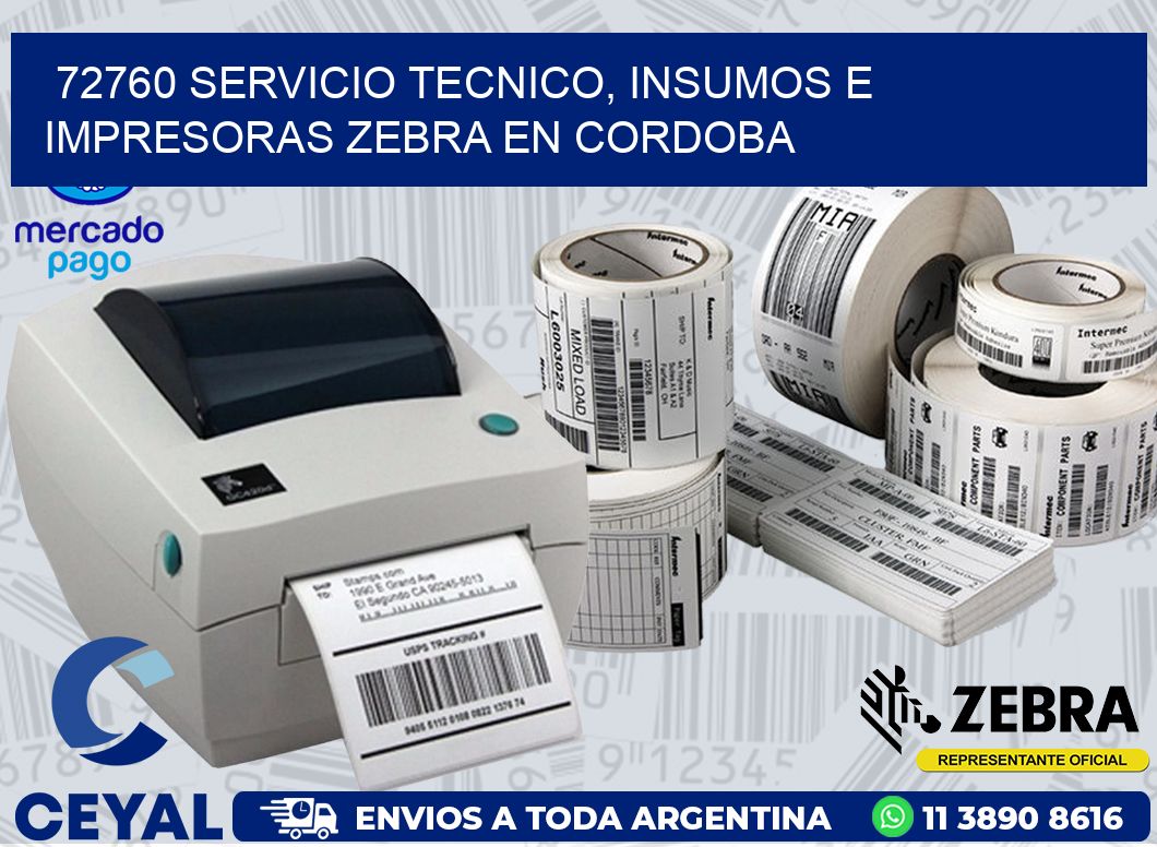 72760 SERVICIO TECNICO, INSUMOS E IMPRESORAS ZEBRA EN CORDOBA