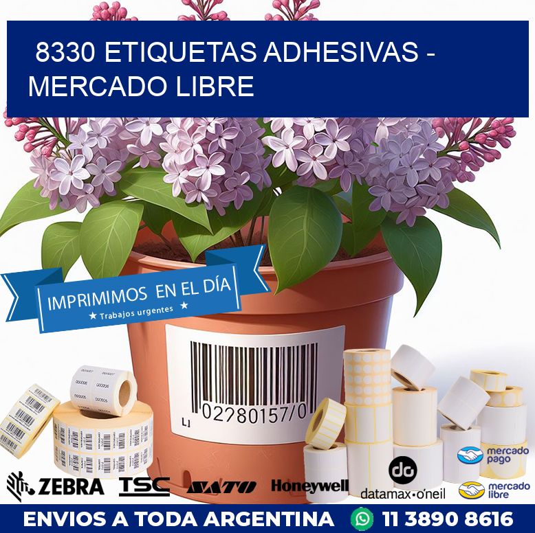 8330 ETIQUETAS ADHESIVAS – MERCADO LIBRE