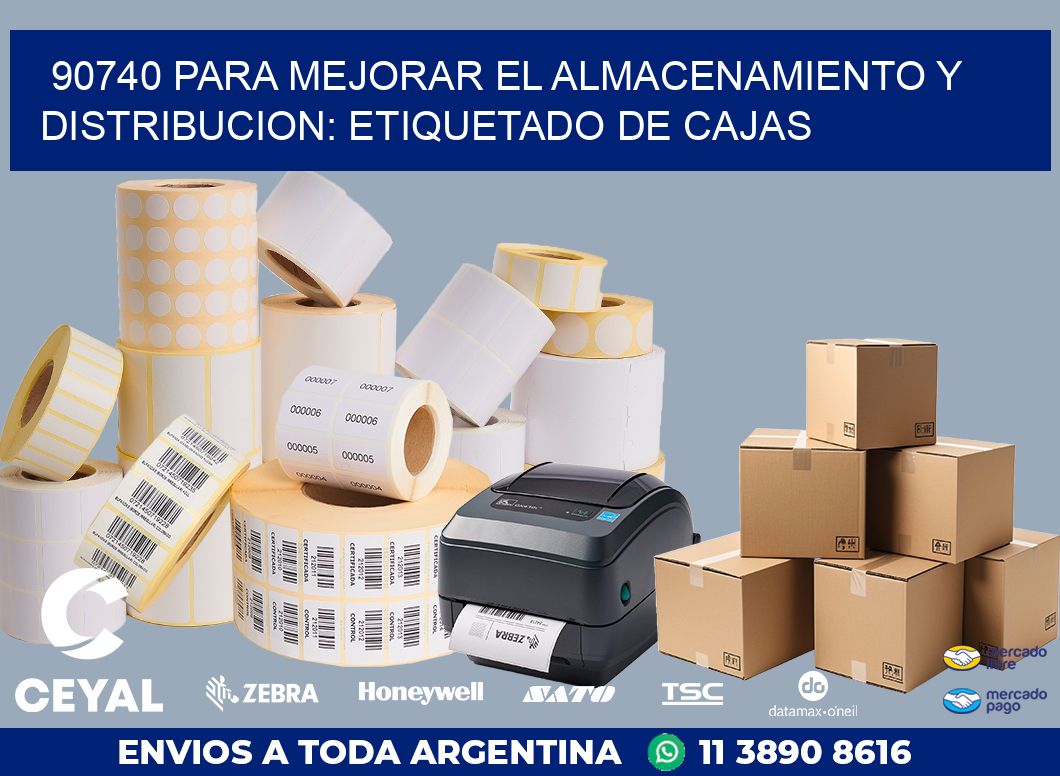 90740 PARA MEJORAR EL ALMACENAMIENTO Y DISTRIBUCION: ETIQUETADO DE CAJAS