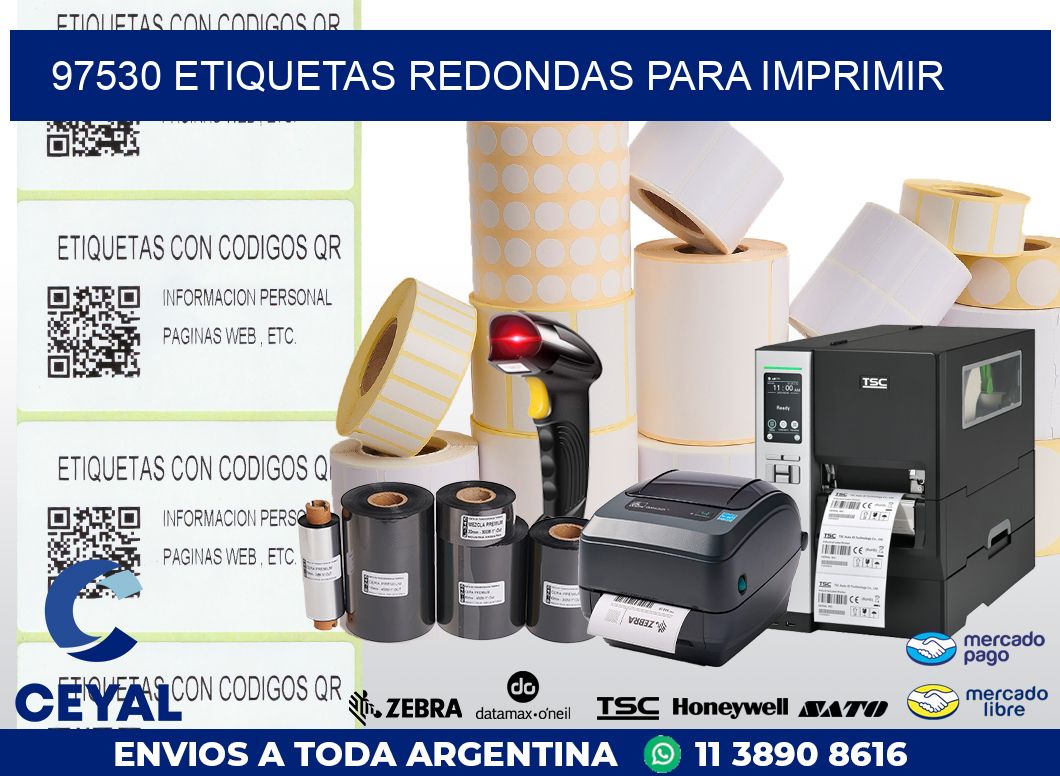 97530 ETIQUETAS REDONDAS PARA IMPRIMIR