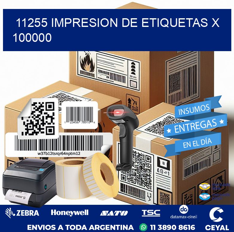 11255 IMPRESION DE ETIQUETAS X 100000