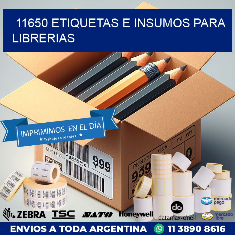 11650 ETIQUETAS E INSUMOS PARA LIBRERIAS