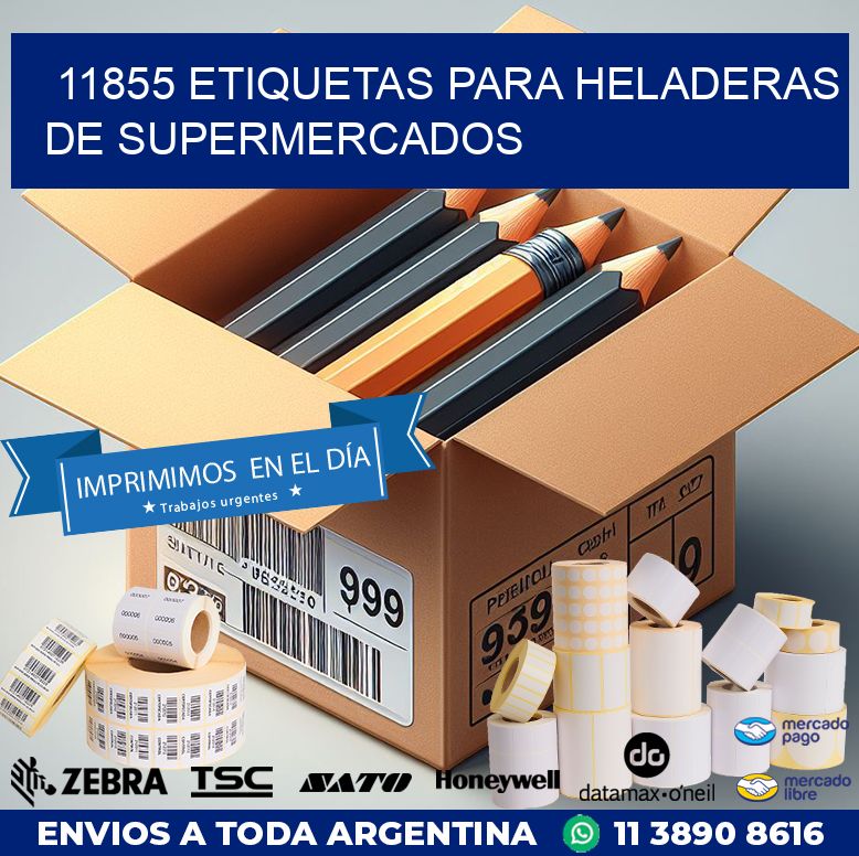 11855 ETIQUETAS PARA HELADERAS DE SUPERMERCADOS