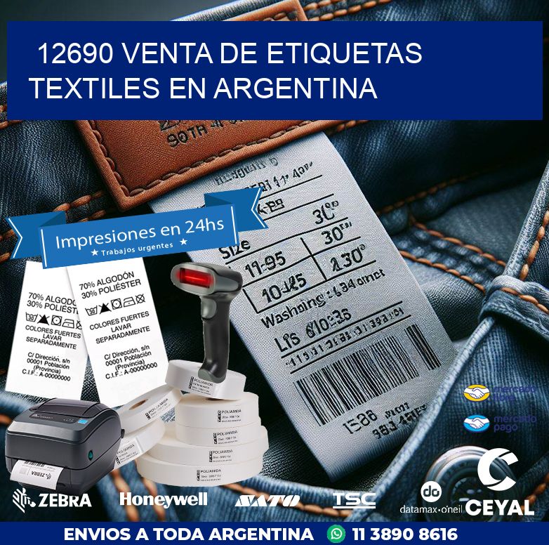 12690 VENTA DE ETIQUETAS TEXTILES EN ARGENTINA