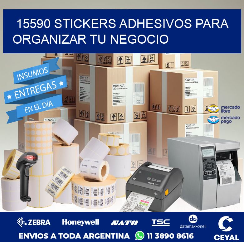 15590 STICKERS ADHESIVOS PARA ORGANIZAR TU NEGOCIO