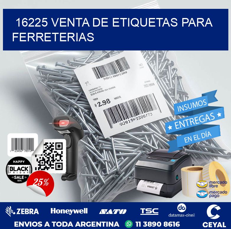 16225 VENTA DE ETIQUETAS PARA FERRETERIAS