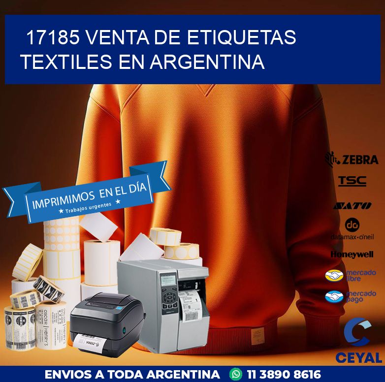 17185 VENTA DE ETIQUETAS TEXTILES EN ARGENTINA