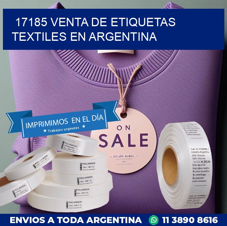 17185 VENTA DE ETIQUETAS TEXTILES EN ARGENTINA