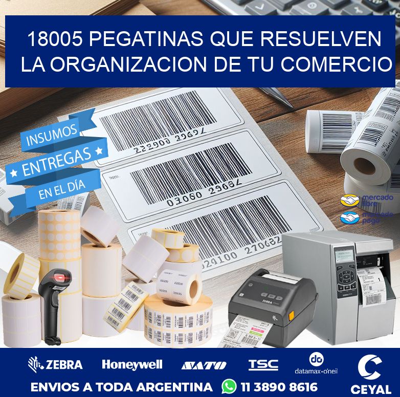 18005 PEGATINAS QUE RESUELVEN LA ORGANIZACION DE TU COMERCIO