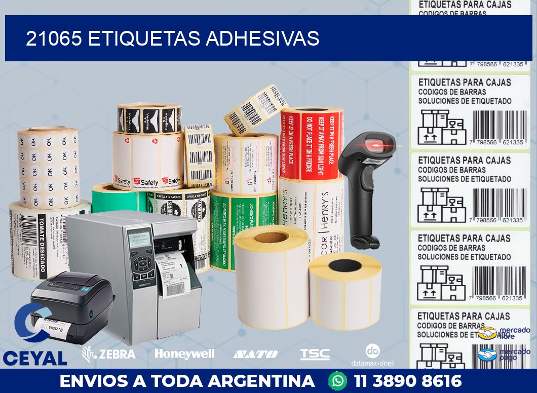 21065 ETIQUETAS ADHESIVAS