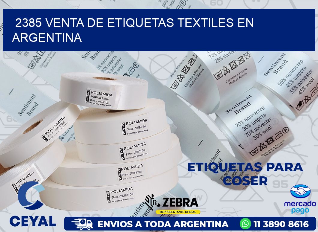 2385 VENTA DE ETIQUETAS TEXTILES EN ARGENTINA