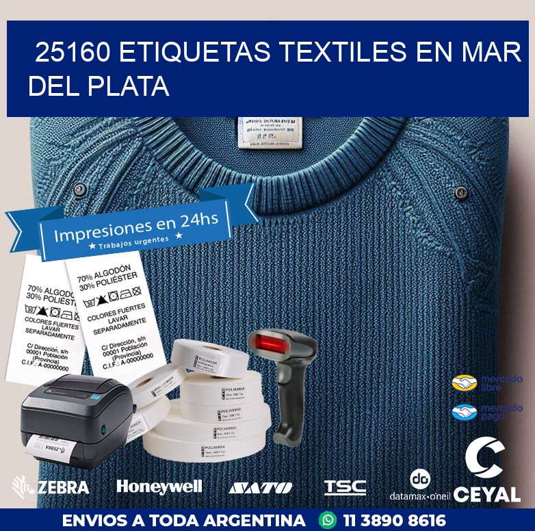 25160 ETIQUETAS TEXTILES EN MAR DEL PLATA