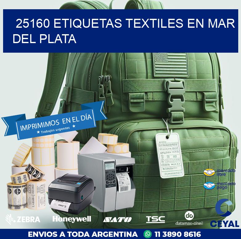 25160 ETIQUETAS TEXTILES EN MAR DEL PLATA