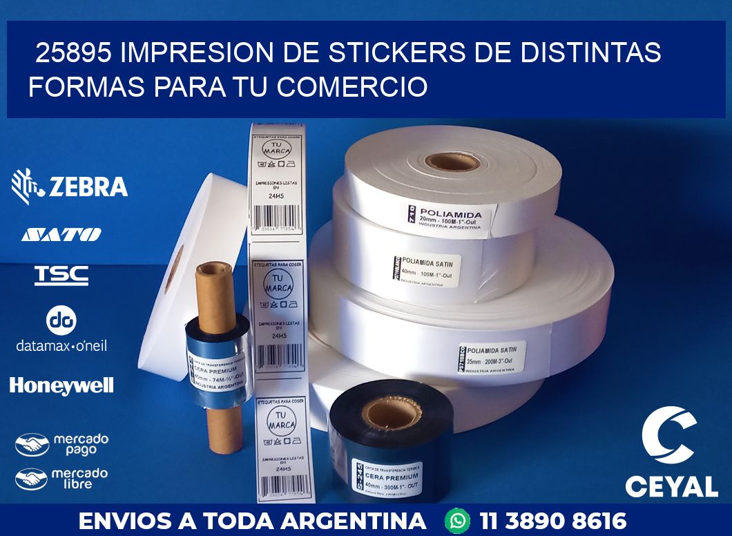 25895 IMPRESION DE STICKERS DE DISTINTAS FORMAS PARA TU COMERCIO