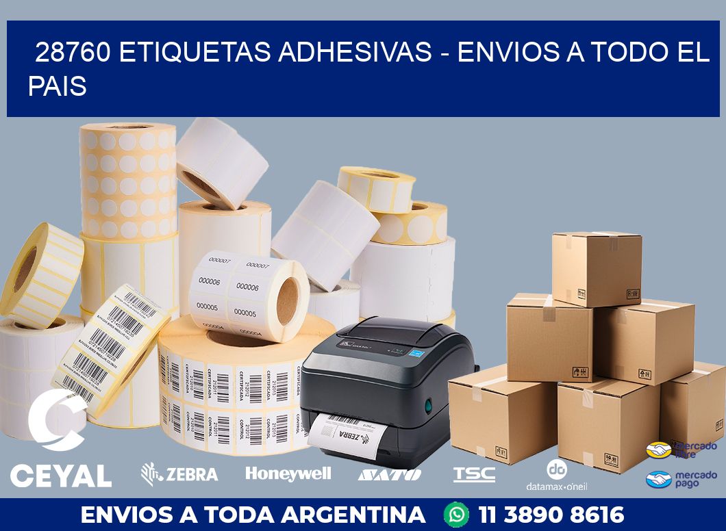 28760 ETIQUETAS ADHESIVAS – ENVIOS A TODO EL PAIS