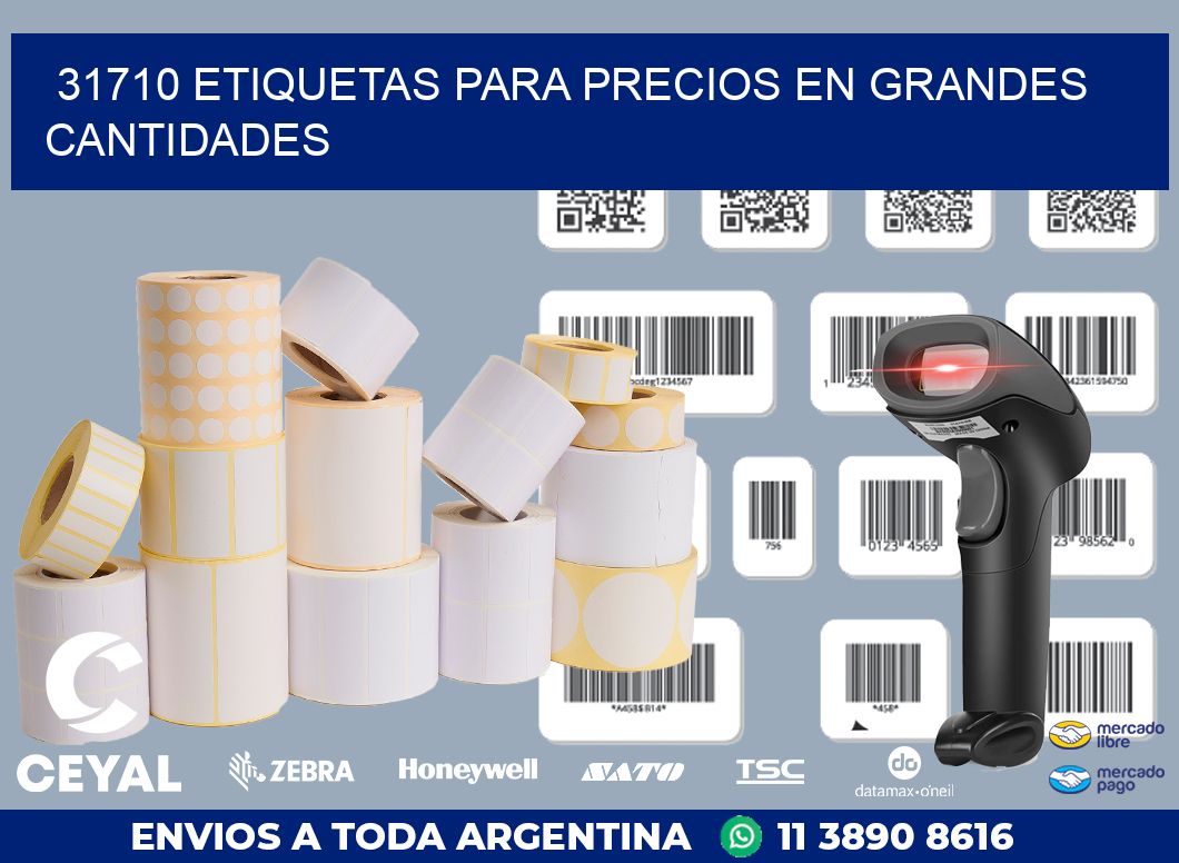 31710 ETIQUETAS PARA PRECIOS EN GRANDES CANTIDADES