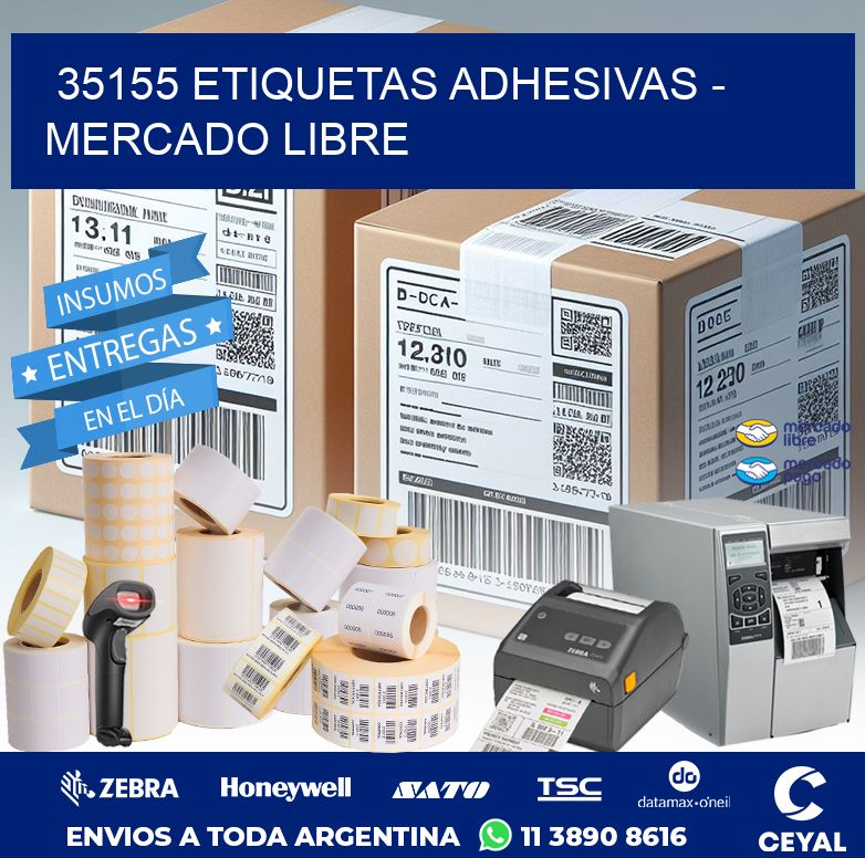 35155 ETIQUETAS ADHESIVAS - MERCADO LIBRE